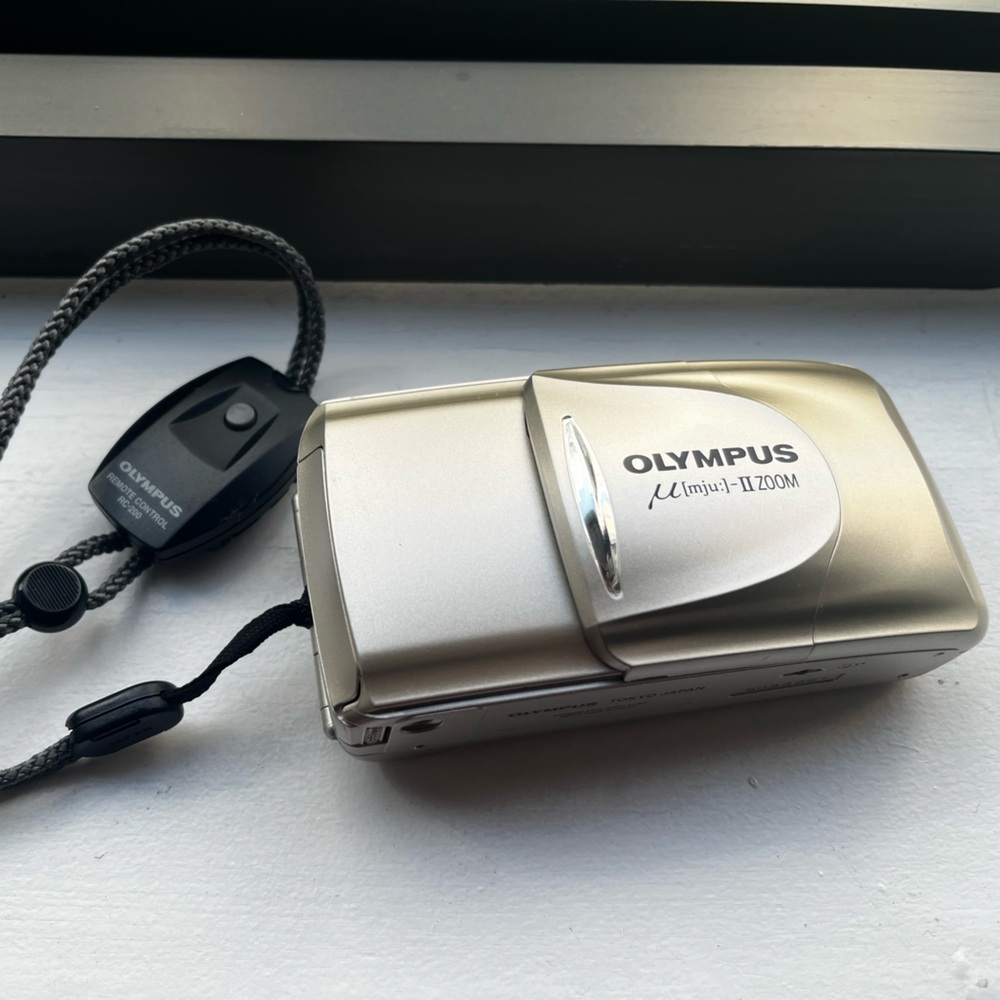 Olympus Metallic Silver Camera